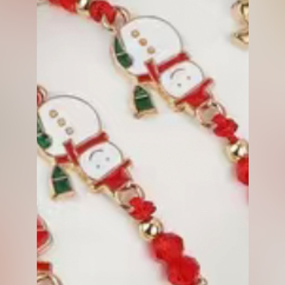Snowman Christmas Bracelet